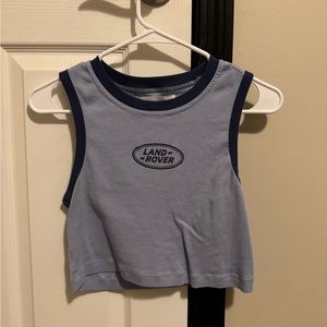 Land Rover tank top from Pacsun. Lightly worn.